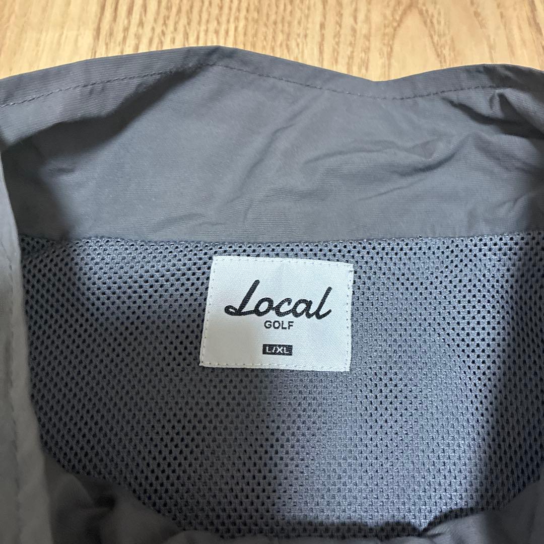 LOCALGOLF セットアップ　ベスト　グレー　XL