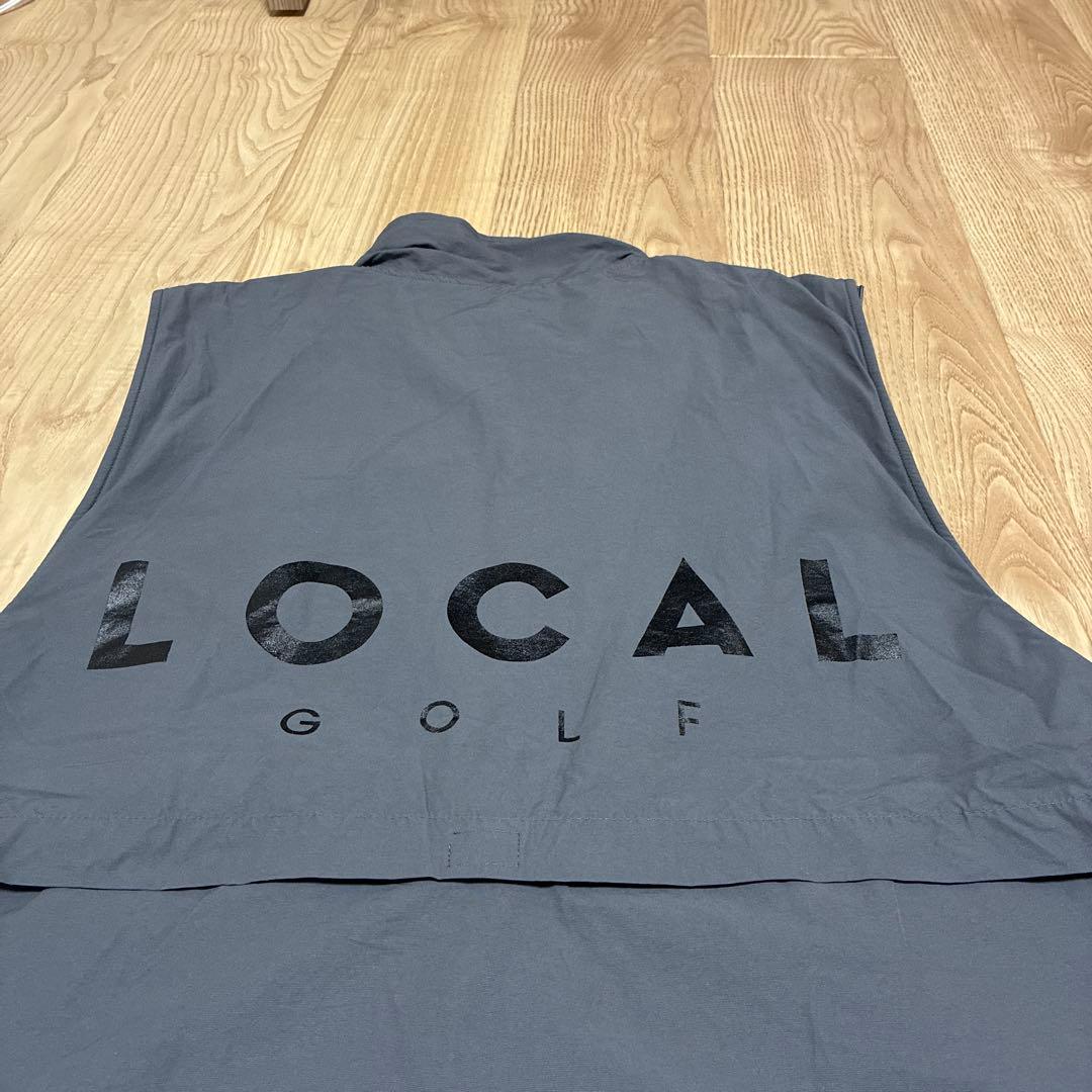 LOCALGOLF セットアップ　ベスト　グレー　XL
