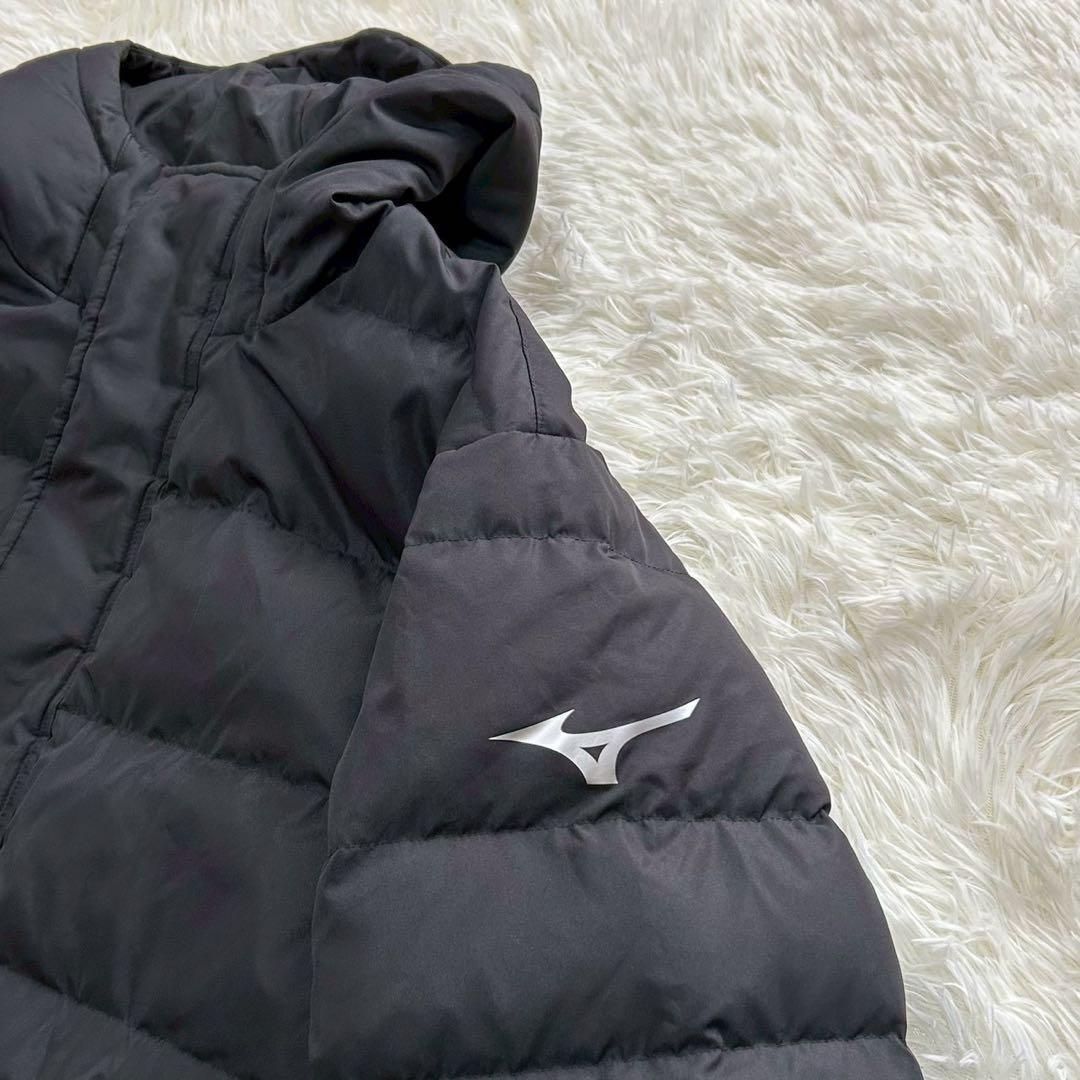 MIZUNO ミズノ ダウン90% ベンチコート ロング120cm ブラック L