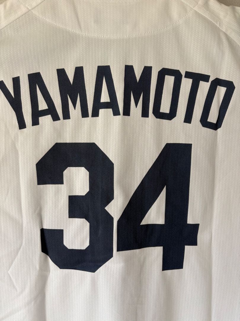 中日ドラゴンズ 34山本昌 ホームユニフォーム フリーサイズ 落合政権