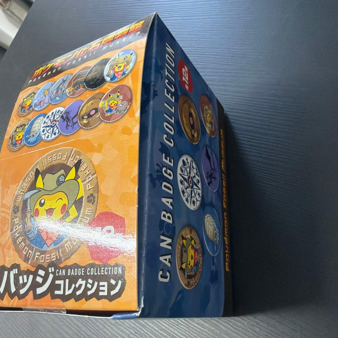 ポケモン　缶バッジ　ポケモン化石博物館限定　未開封　一箱