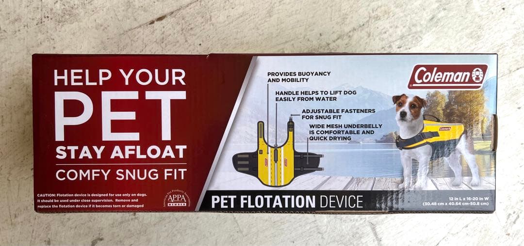 Colemanペットプールボートビーチ湖のFlotationベスト