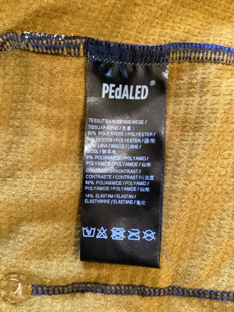 PEGALED サイクルジャージ 長袖 ブラウン/ネイビー