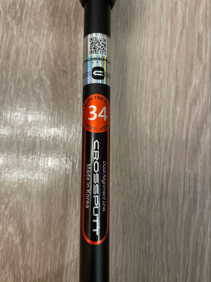 【美品】クロスパットCROSSPUTTパター CP-100 34インチ