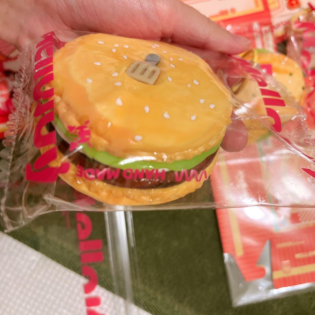 お*む様 メロジョイ　ハンバーガー　チーズ　照り焼き　クリーミークリーム