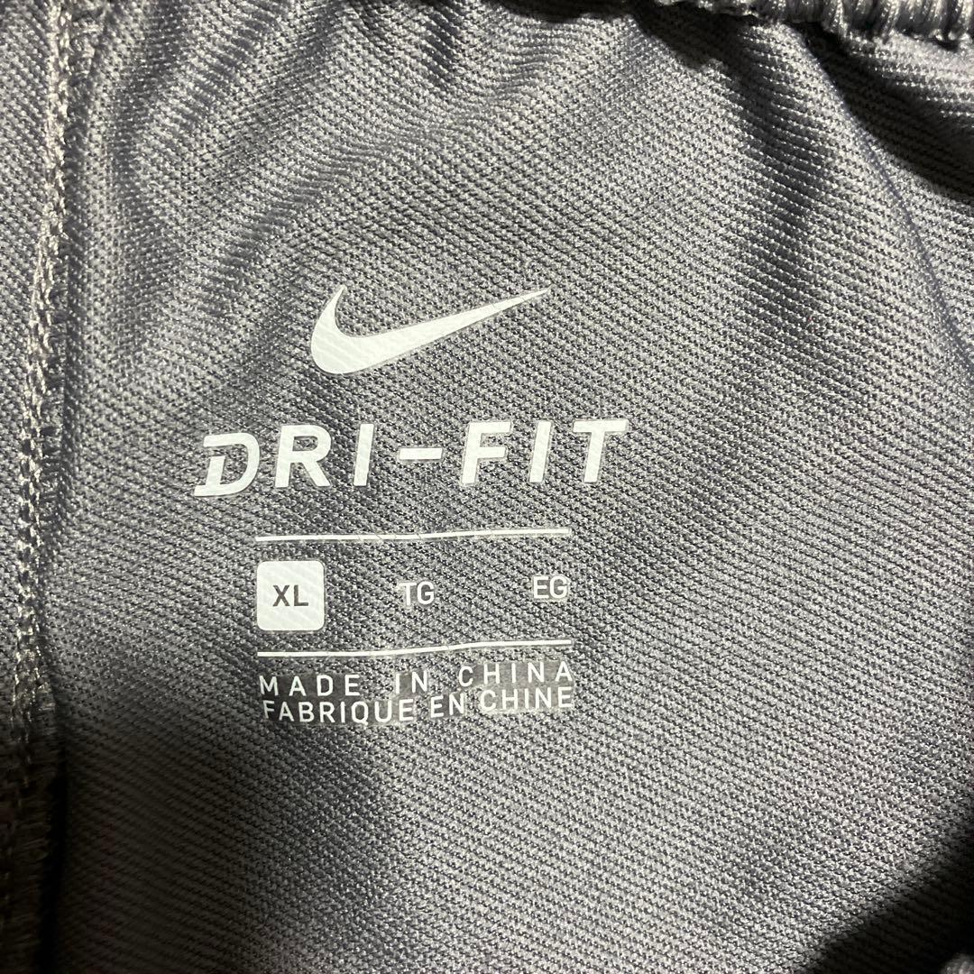 NIKE ナイキ　XL ジャージ　パンツ グレー　スウォッシュ　ストレッチ