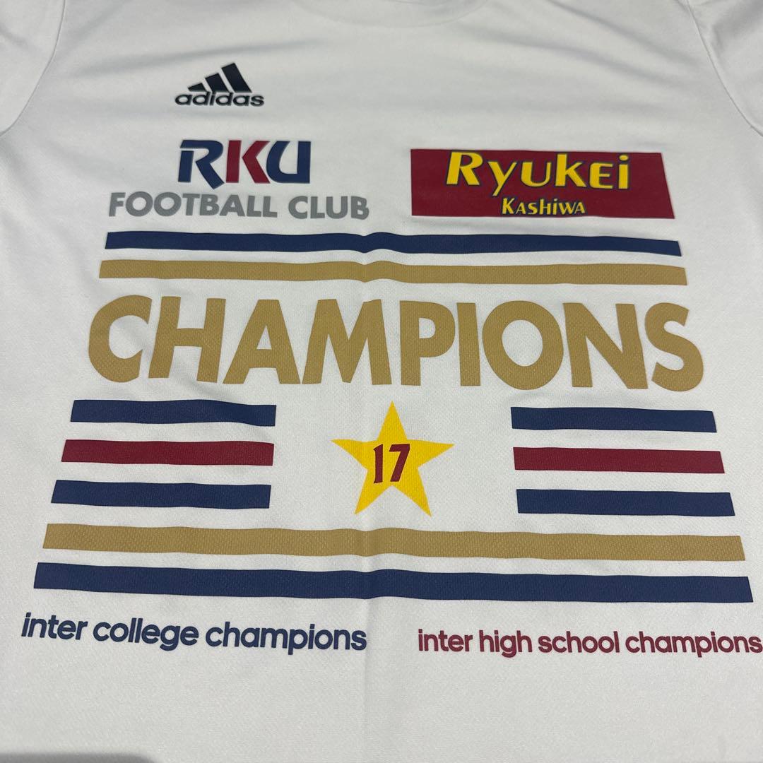 流通経済大学附属柏高校 サッカー部 2017年 インターハイ優勝Tシャツ