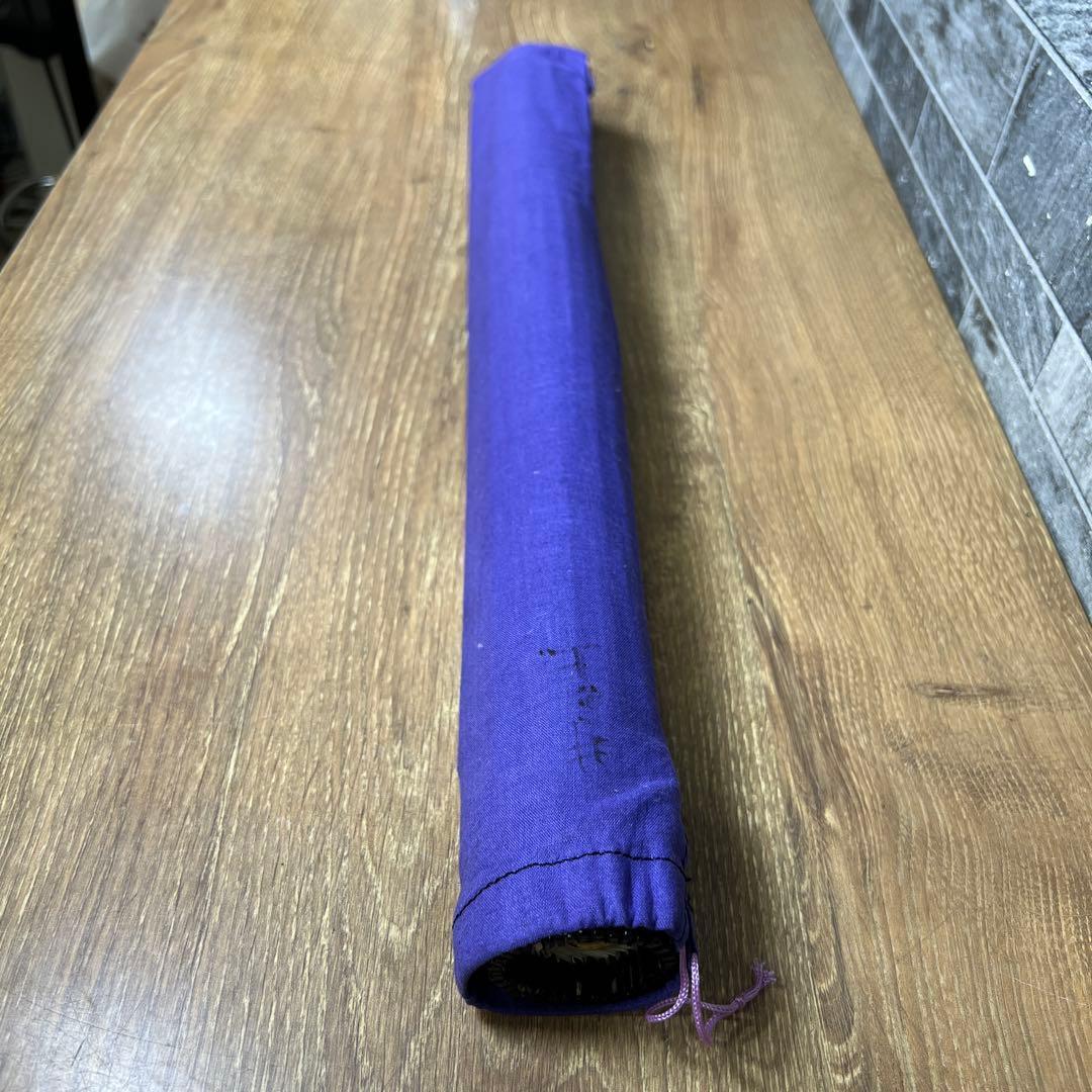 kaname⑤【美品】舞踊傘　番傘　蛇の目傘　白　無地　２本継　日本舞踊