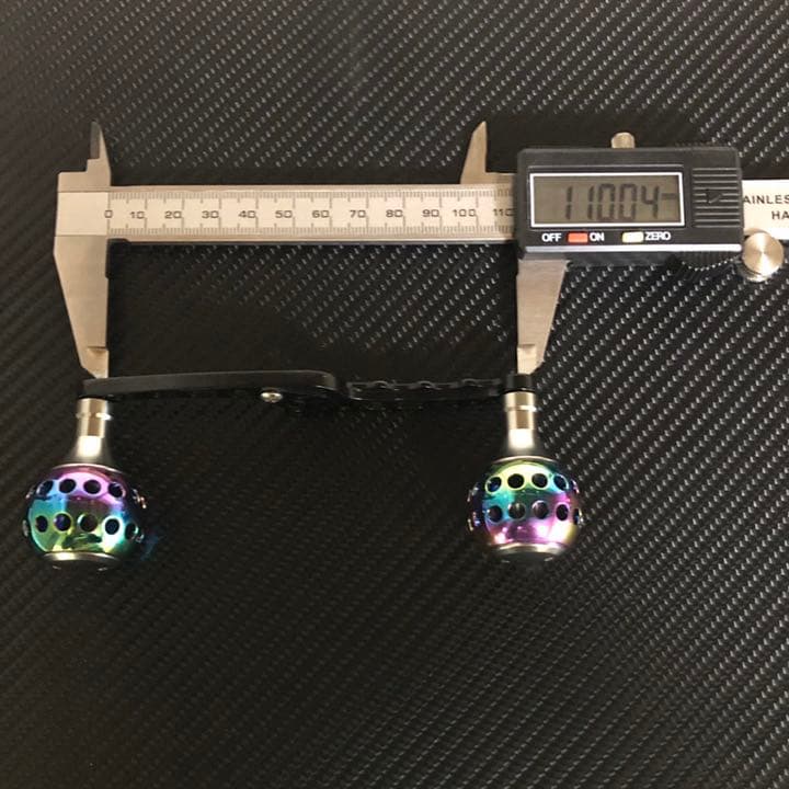 アルミストレートハンドル&パワーハンドルノブ フルセット オーロラ
