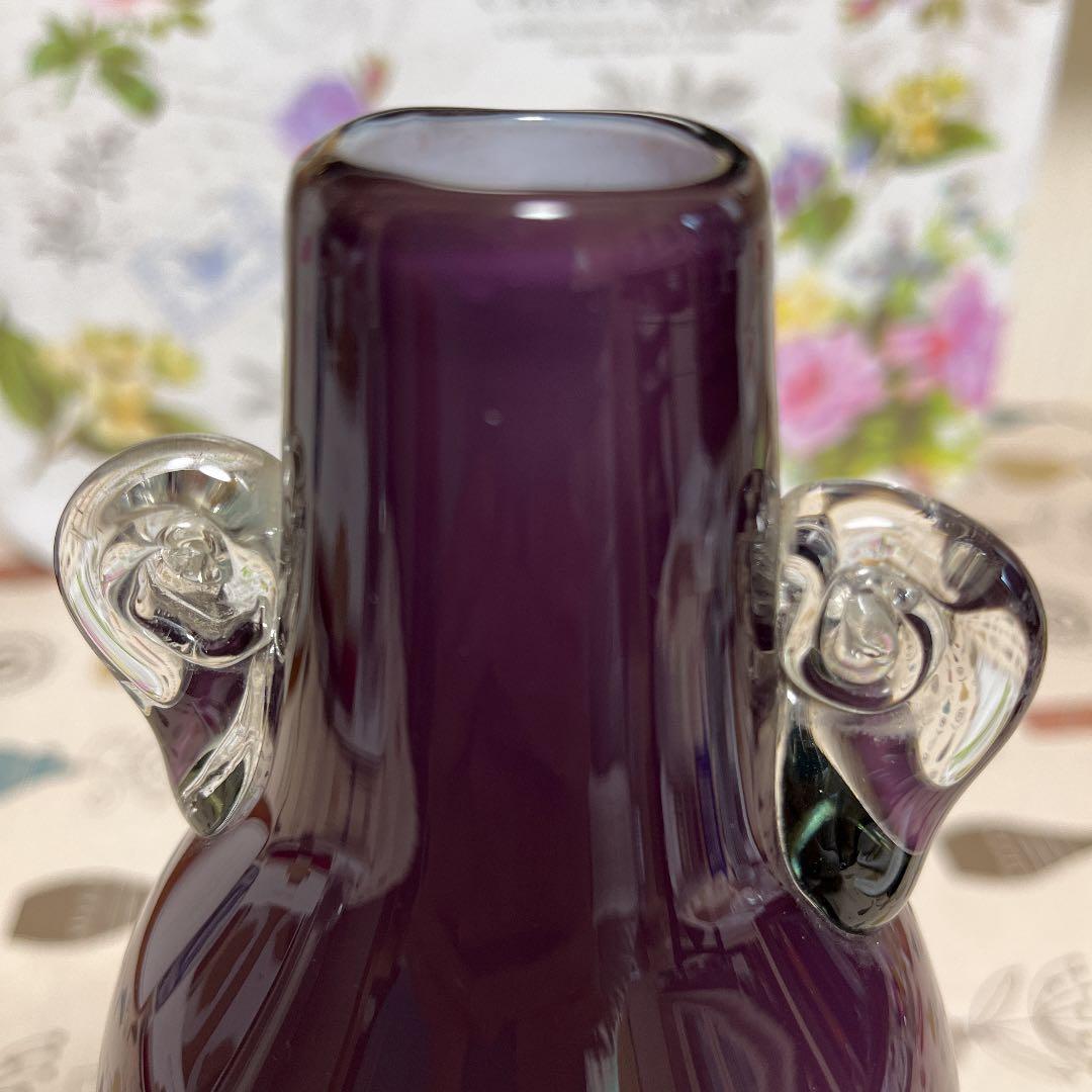 昭和レトロ　KAMEI GLARSS OSAKA  花瓶