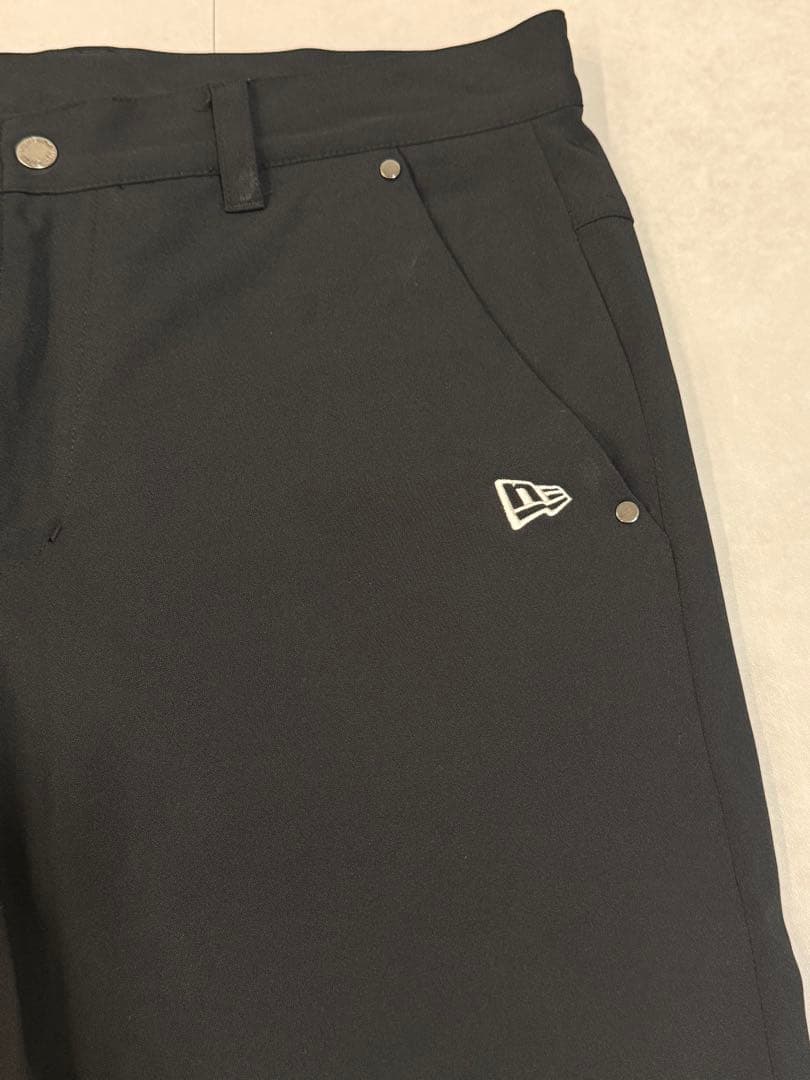 L NEW ERA ゴルフパンツ ブラック ゴルフウェア メンズ