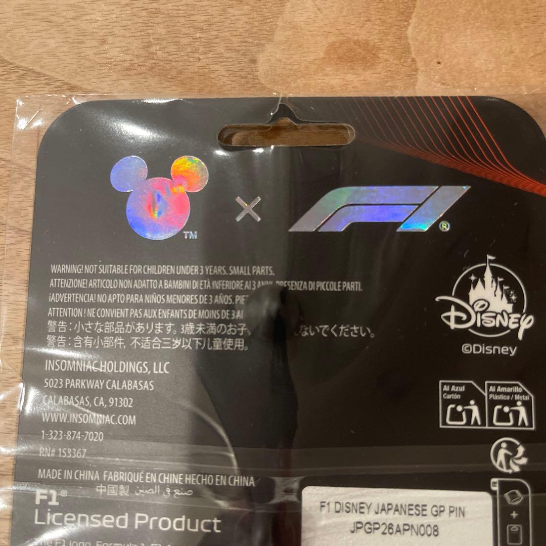 【新品•未開封】Disney x F1 日本GP ミッキーマウス ピンバッジ
