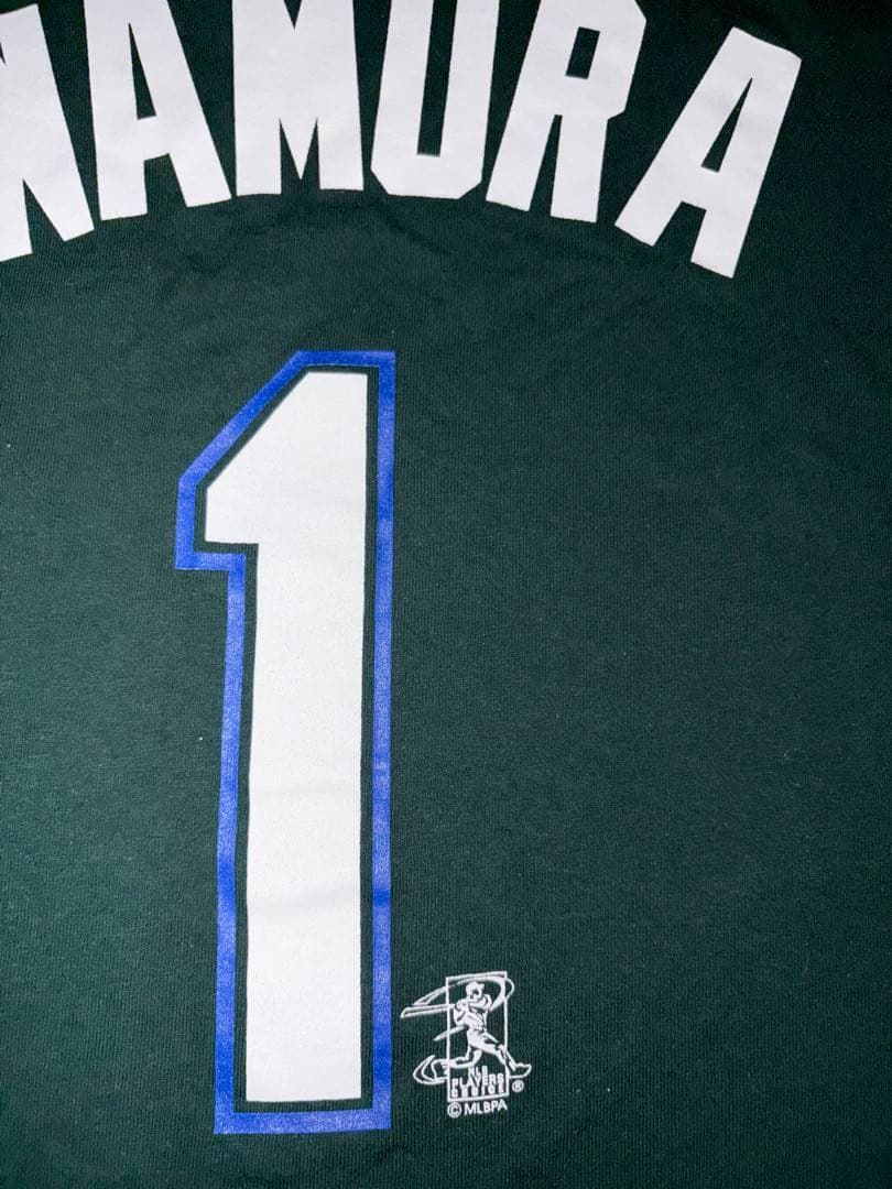岩村　デビルレイズ　IWAMURA Tシャツ ダークグリーン　M