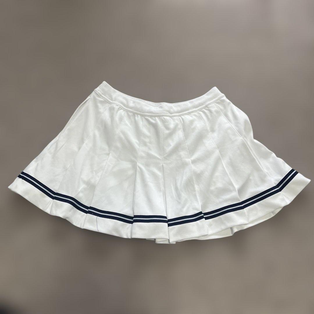 バボラ　ホワイト テニスウェア　セットアップ
