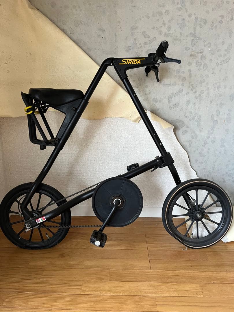 STRIDA 折りたたみ自転車 黒　ジャンク