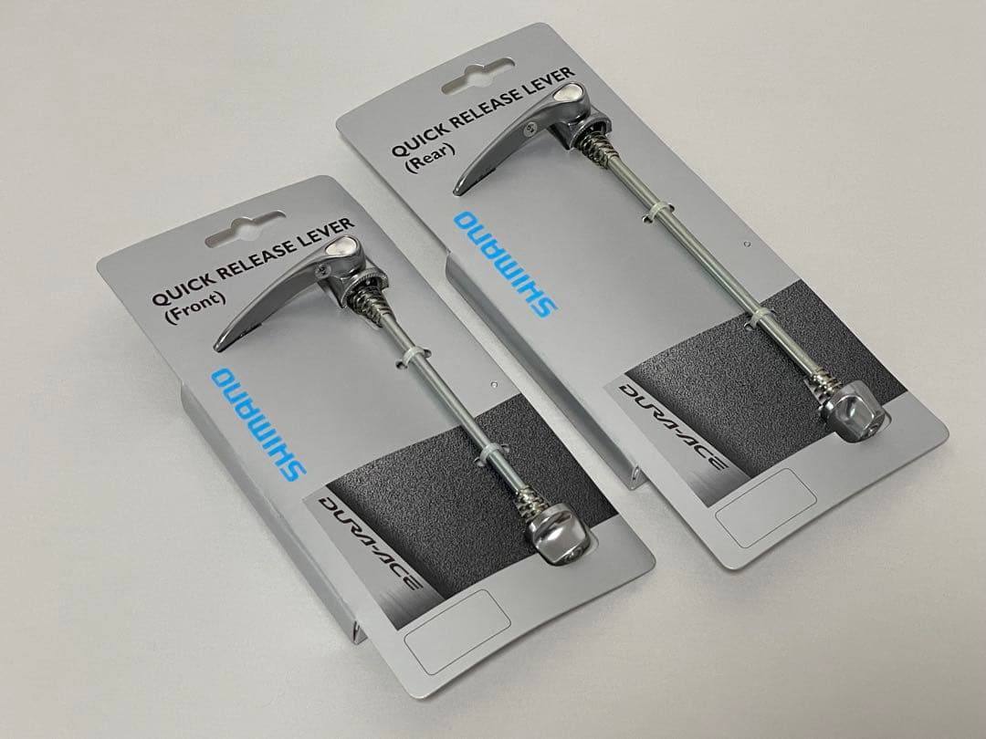 シマノDURA-ACEロードホイールクイックレバー前後セット 未使用品