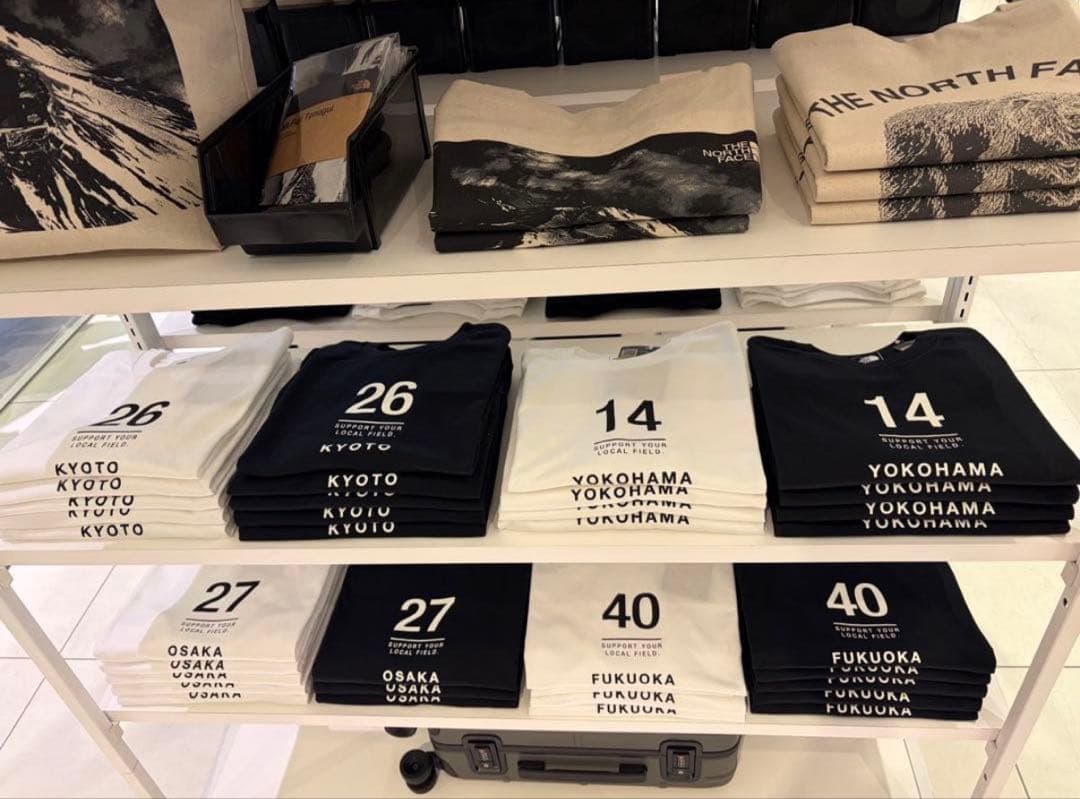 ノースフェイス ローカル　14番限定 tシャツ　横浜　鎌倉、東京、大阪