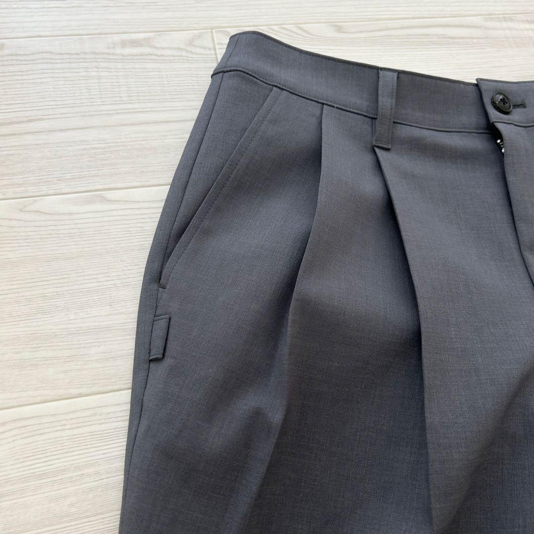超美品　ほぼ新品　パーリーゲイツ　パンツ　ストレッチ　ニコちゃん　グレー　1