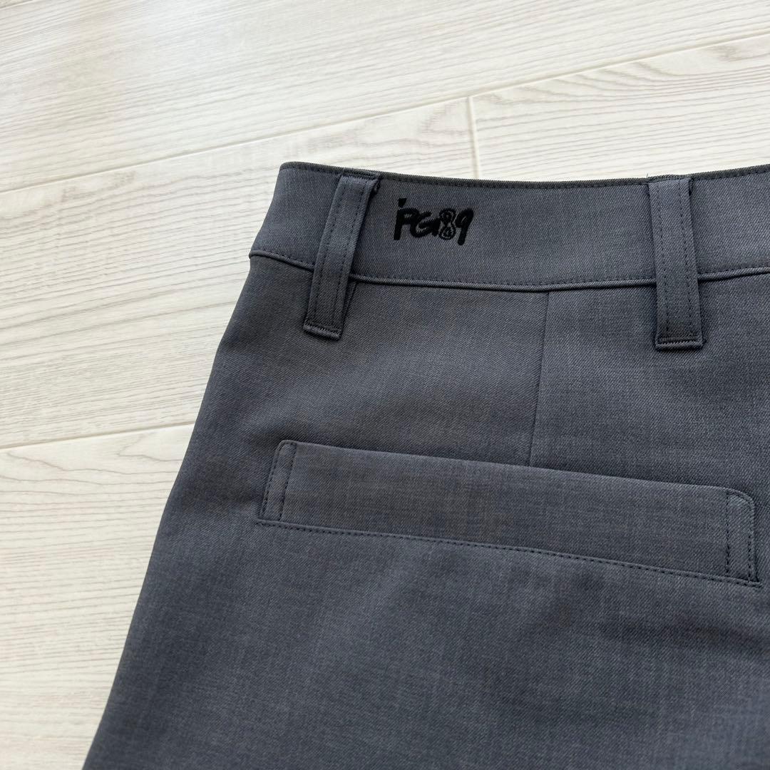 超美品　ほぼ新品　パーリーゲイツ　パンツ　ストレッチ　ニコちゃん　グレー　1