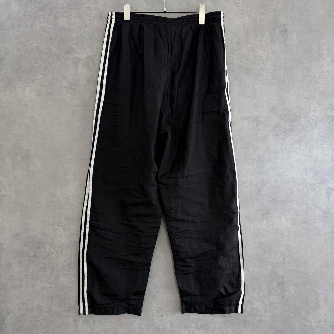 80sヴィンテージ old adidasアディダス トラックパンツ ブラック L