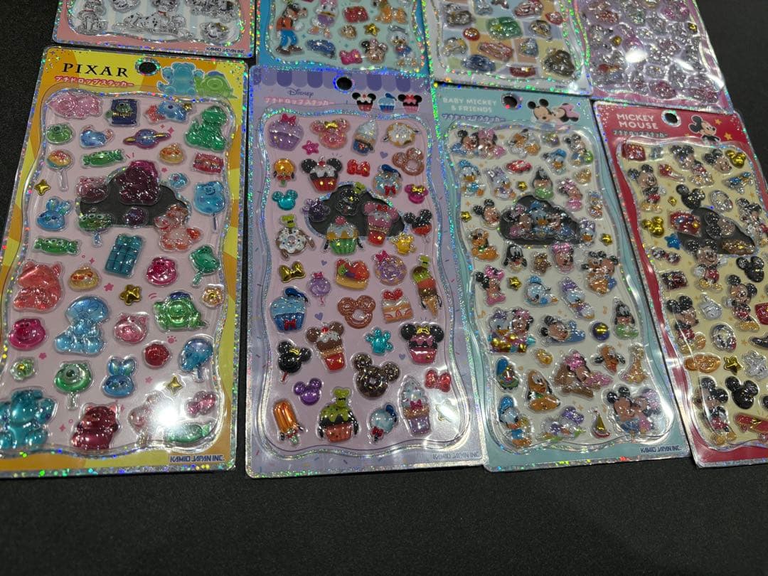 [正規品]ディズニー プチドロップステッカー 新作 レア 8セット