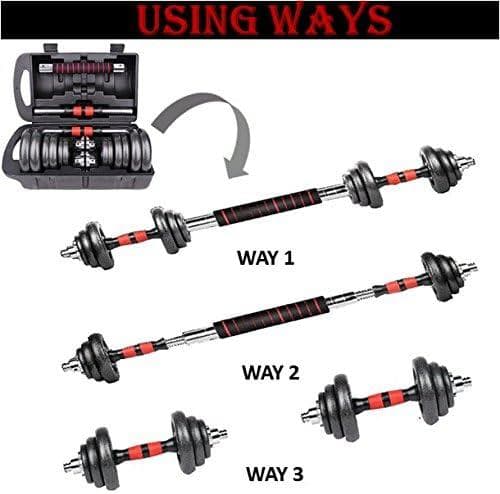 CHROME DUMBELL SET 20KG ダンベル 鉄アレイ ケース付