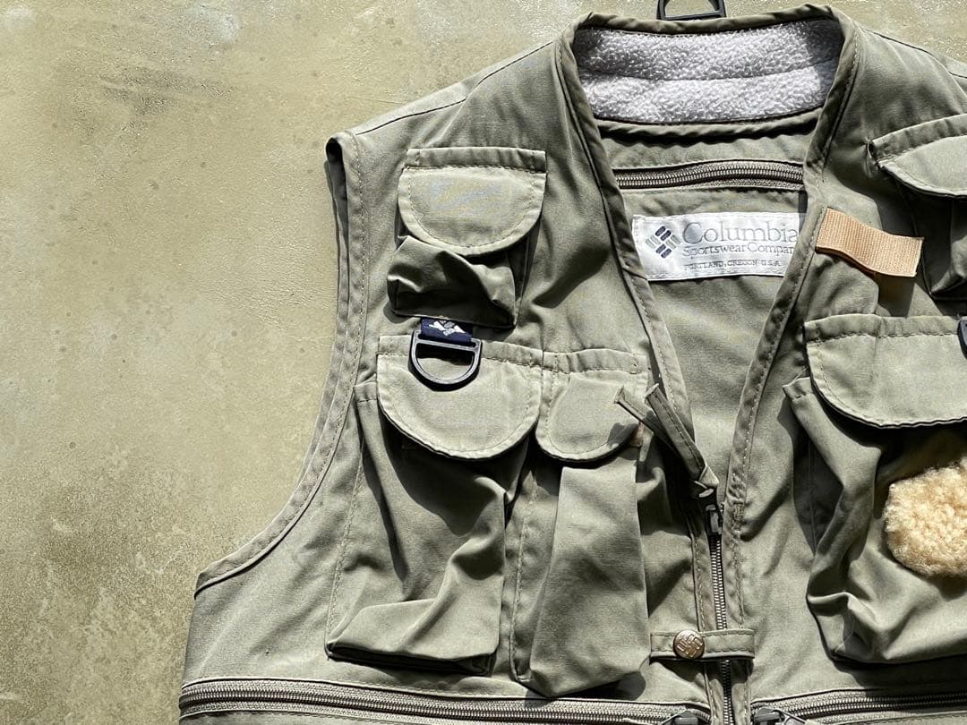 ウェア 90s columbia fisherman vest