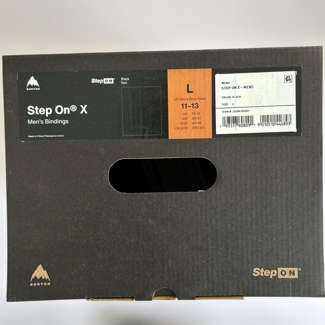 Burton step on X ブラック　L