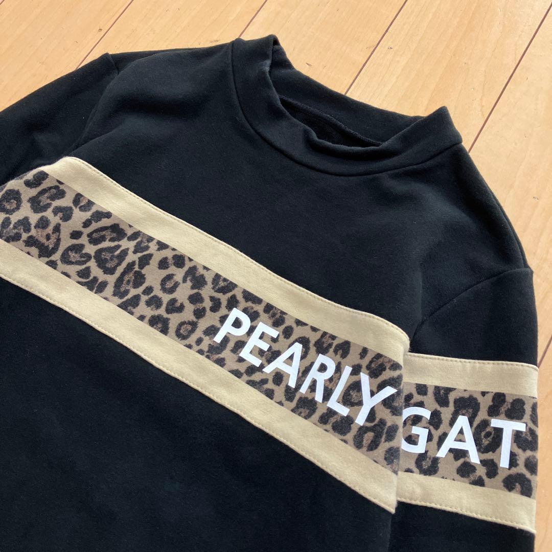 PEARLY GATES パーリーゲイツ　長袖カットソー　ブラック　サイズ0