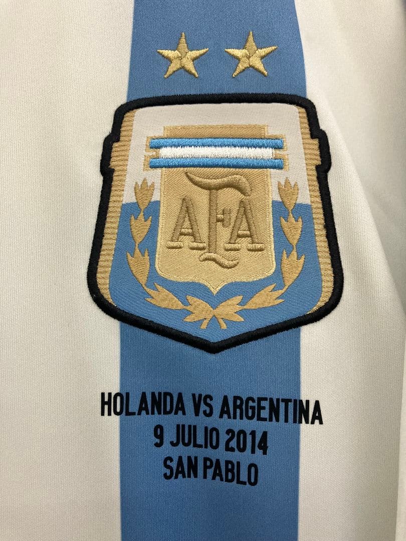 2014 アルゼンチン代表　メッシ　アディダスオフィシャル　ユニフォーム