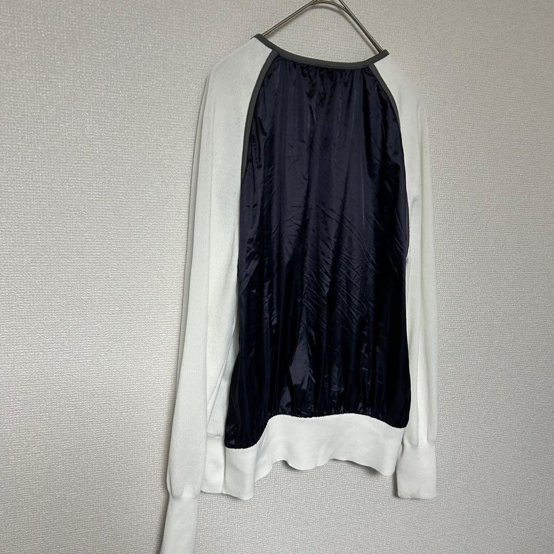 ランバン LANVIN スポール ノーカラーニットブルゾン サイズ40