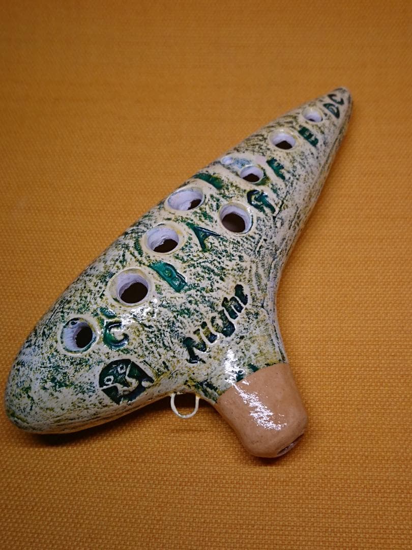 【美品】ナイト　オカリナ　大塚楽器　置物　インテリア　工芸品　美術品　A1345
