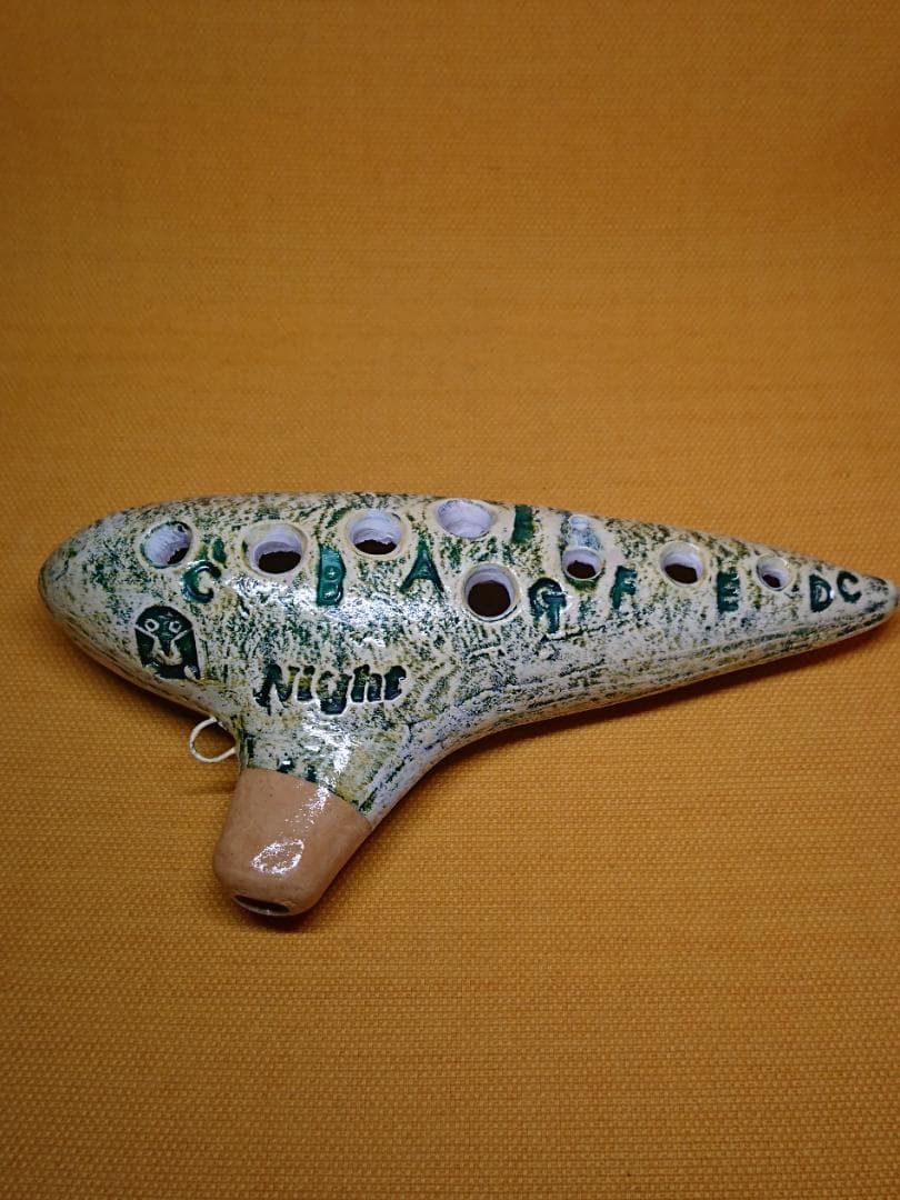 【美品】ナイト　オカリナ　大塚楽器　置物　インテリア　工芸品　美術品　A1345