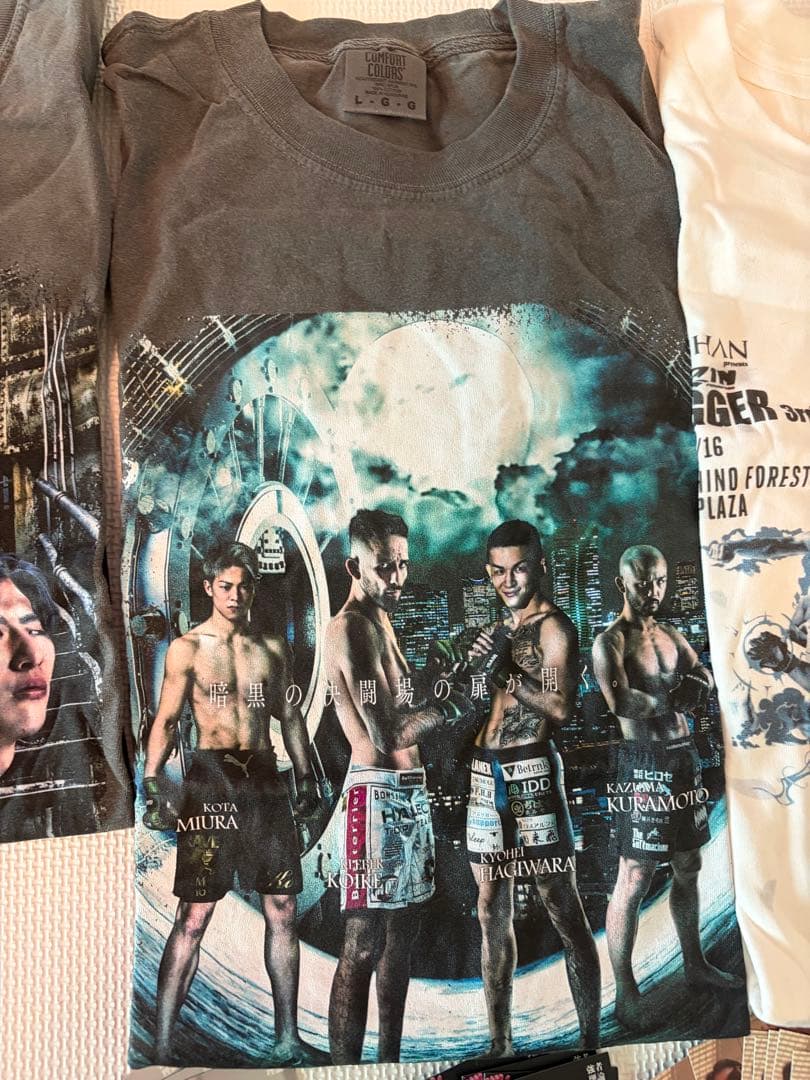 RIZINグッズ　RIZIN.37 Tシャツ　キーホルダーチケットホルダー
