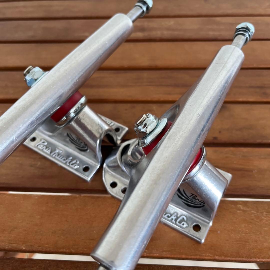 Paris V3 150mm 50° ロングスケートボード用トラック シルバー