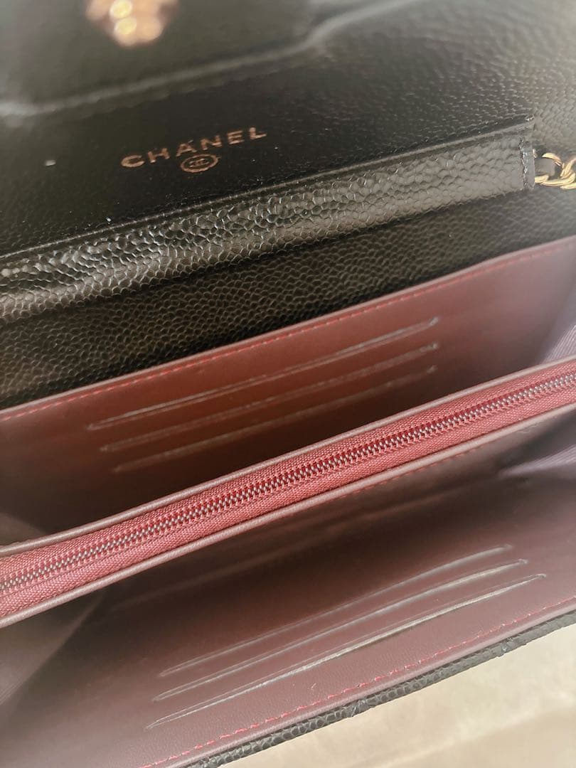CHANEL ノベルティーブラック キルティング 財布