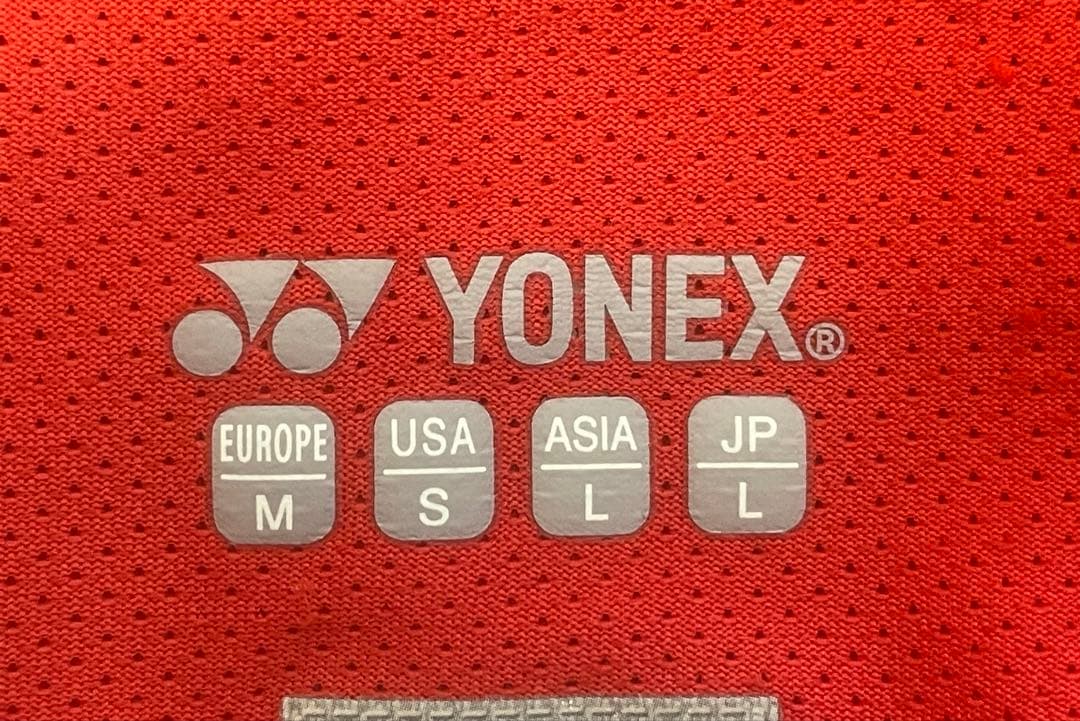 YONEX レッドパンツ Lサイズ