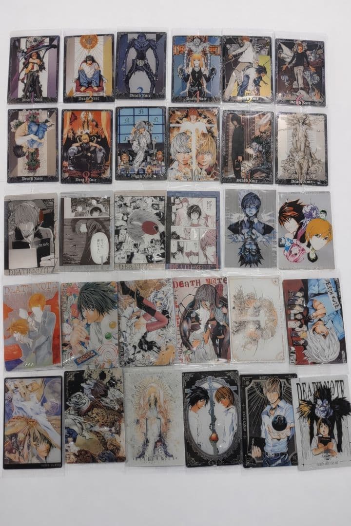 【30種】DEATH NOTE ウエハース メタリックプラカード コンプセット