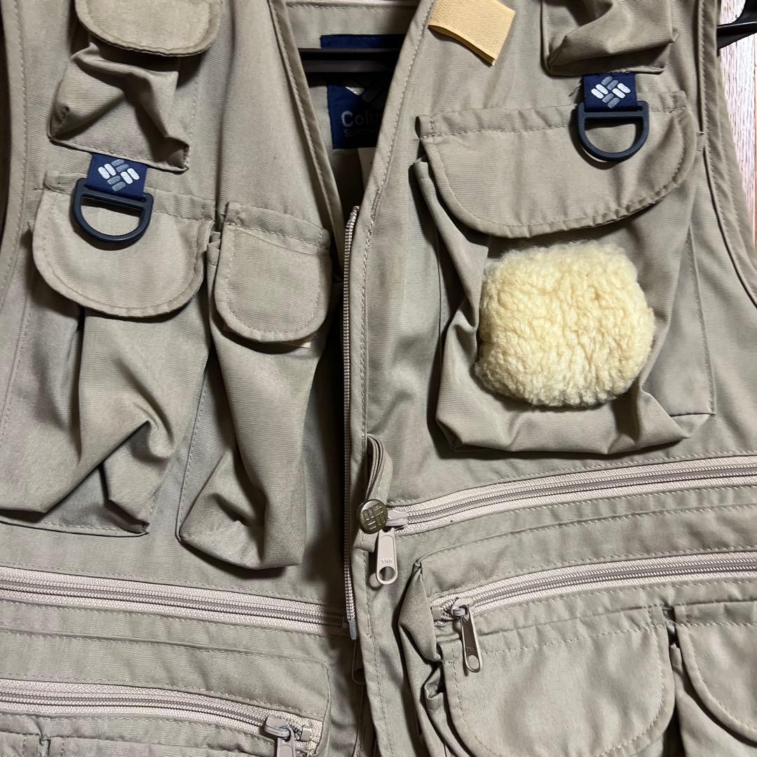 80s Columbia コロンビア　M フィッシングベストベスト　ジャケット