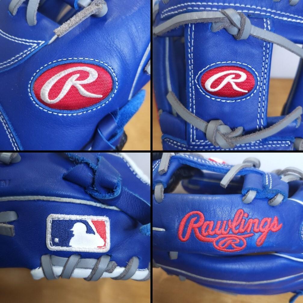 ローリングス LA ドジャース MLBコラボグラブ 美品 内野用 軟式グローブ