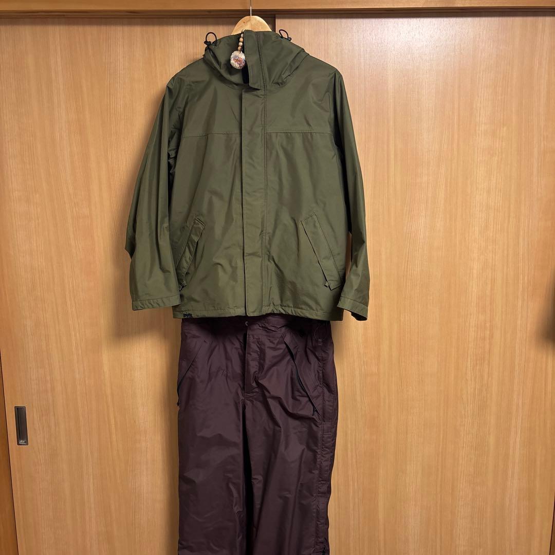 グリーンクロージング　スノーボードウェアセット