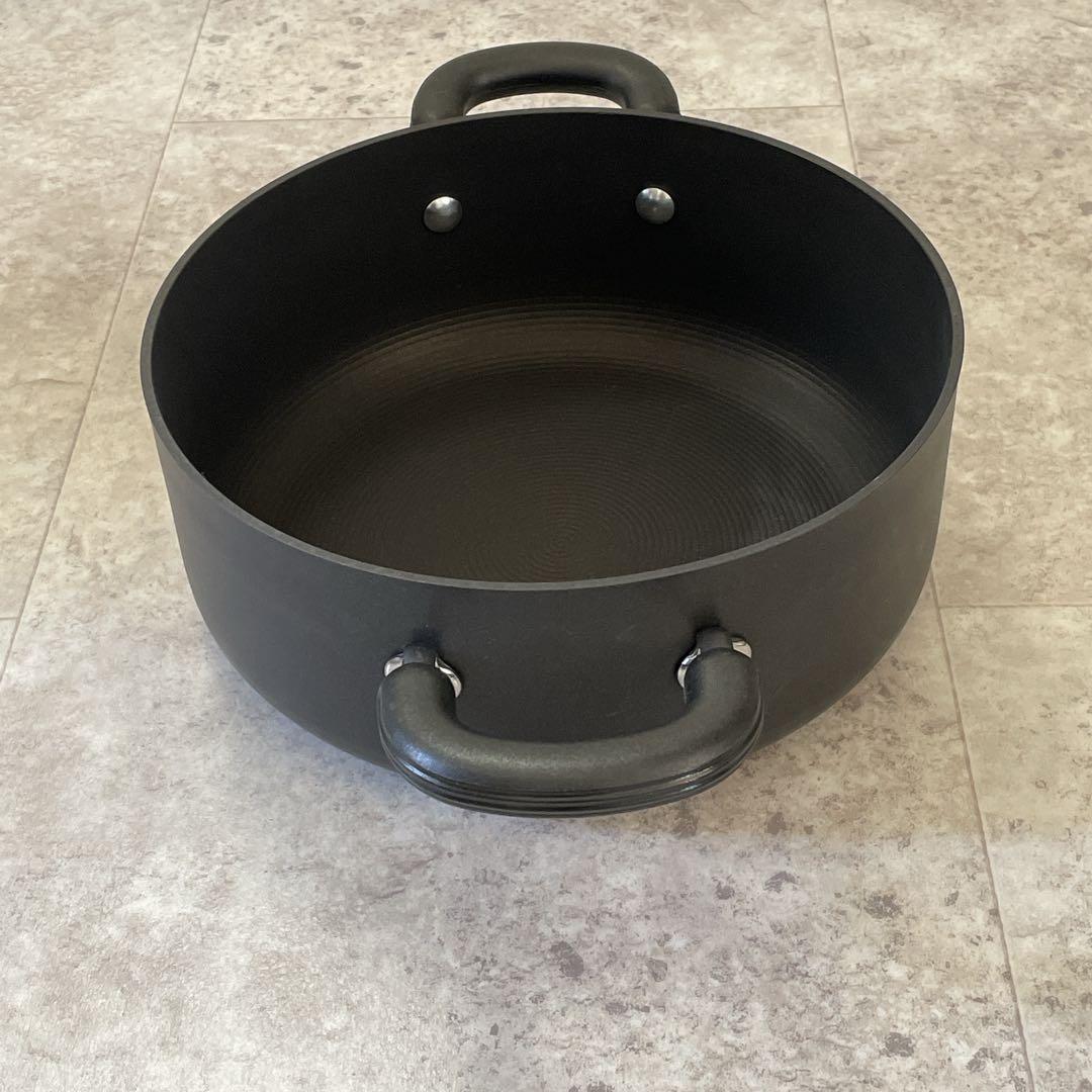 美品◆ マイヤー サーキュロン2 両手 浅型鍋 24cm meyer フッ素樹脂