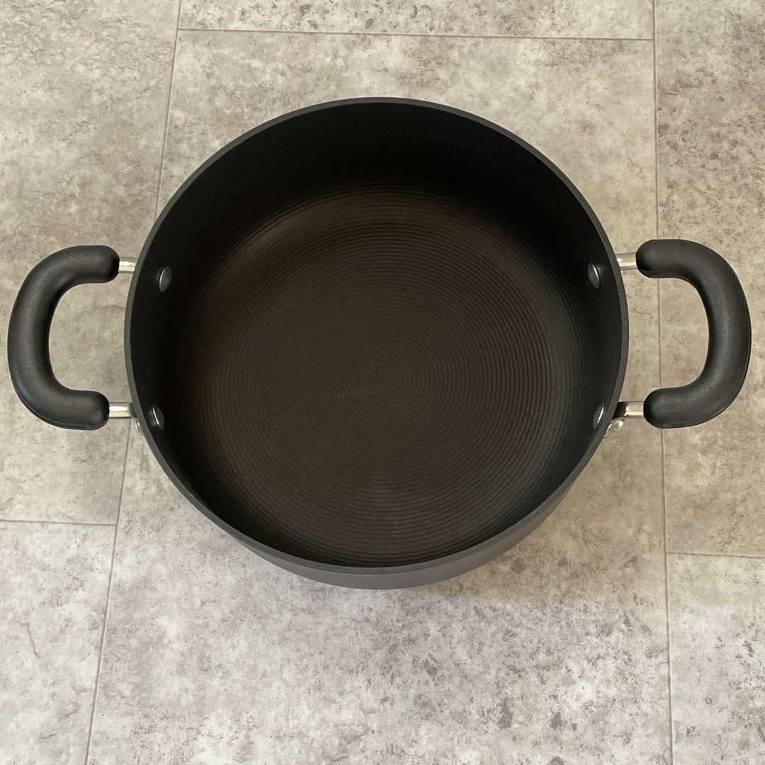美品◆ マイヤー サーキュロン2 両手 浅型鍋 24cm meyer フッ素樹脂