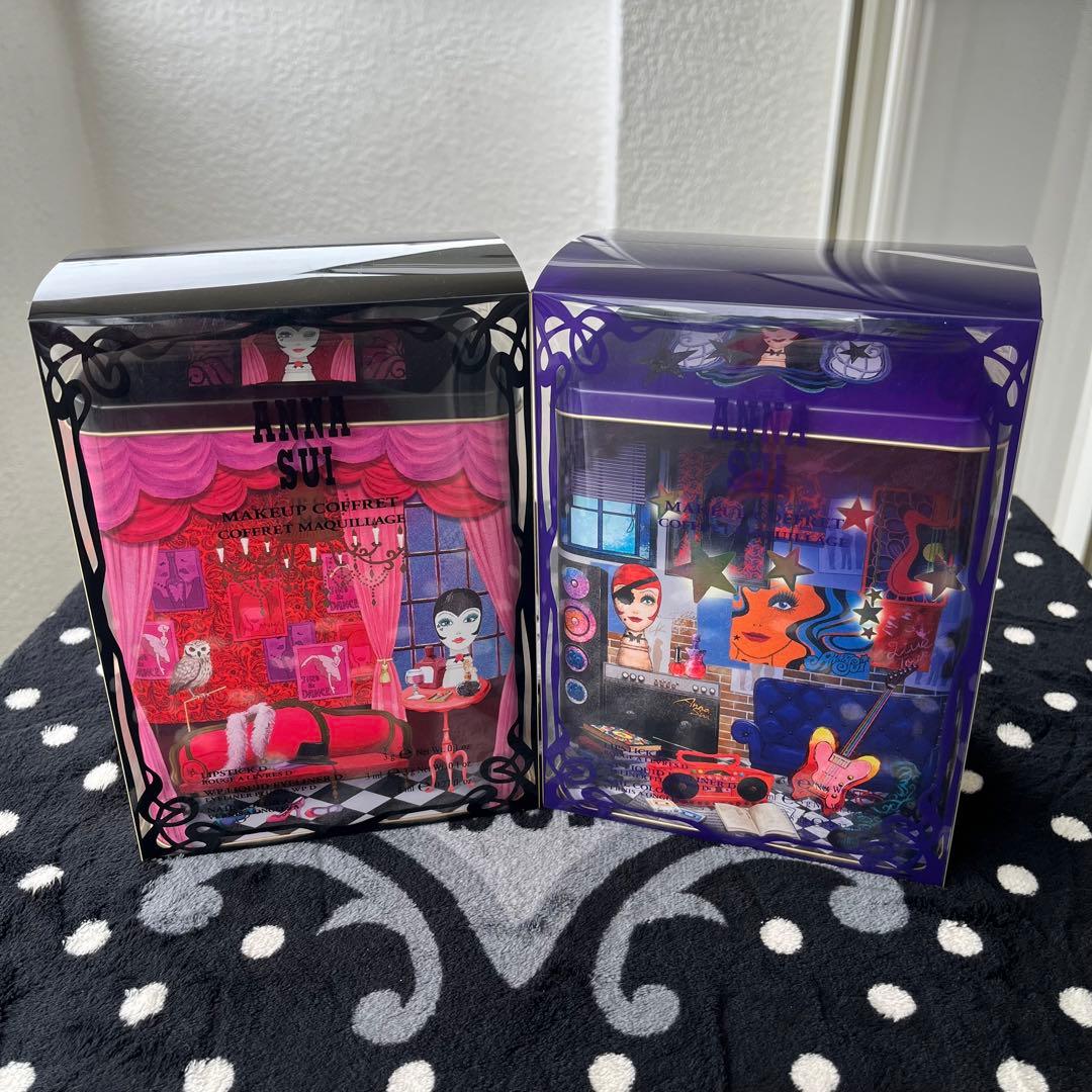 ANNA SUI アナスイ ドーリー メイクアップコフレ 缶 2個セット