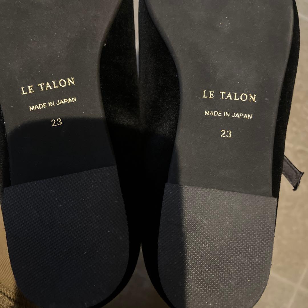 coco様ルタロン　LE TALON スクエアソフトメリージェーン　黒　23