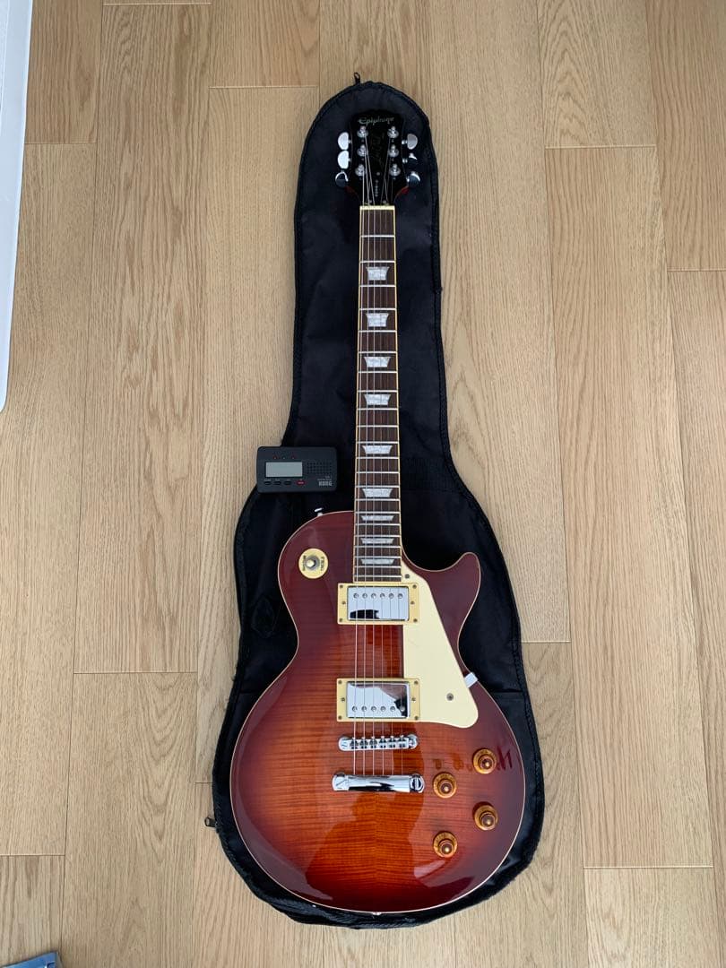 Epiphone Les Paul・ソフトケース・KORGチューナー付