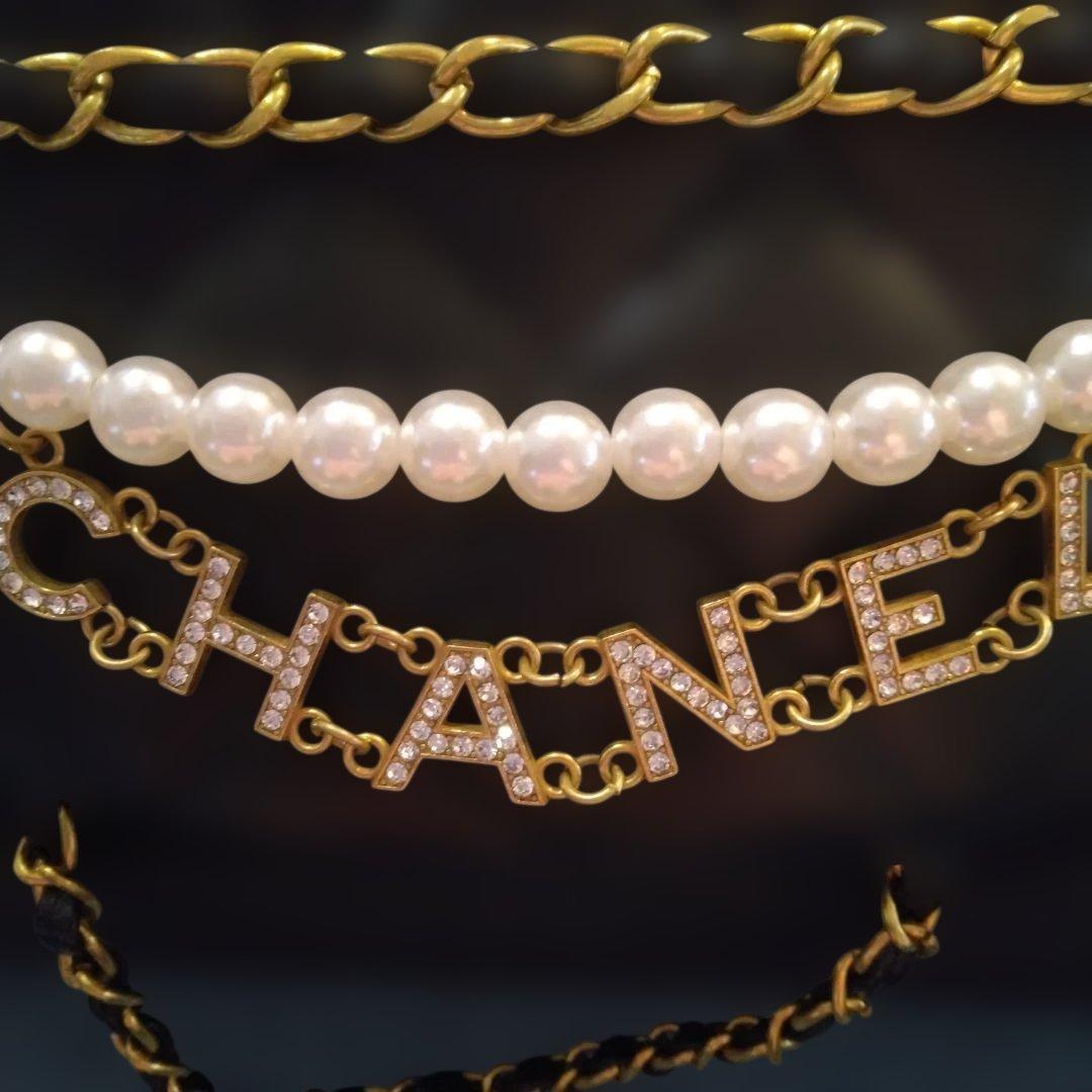 CHANEL メイクアップポーチ キルティング