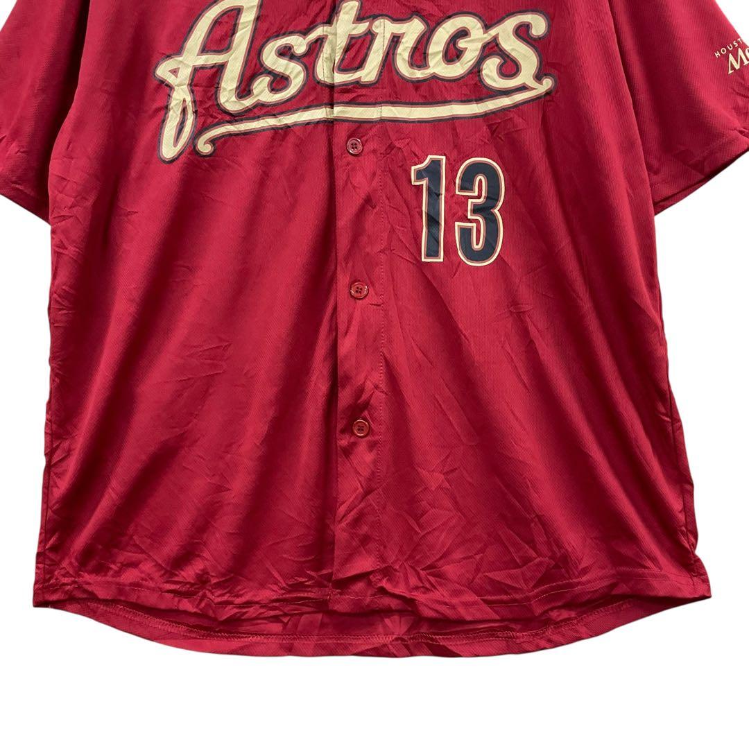 ヒューストン・アストロズ　MLB ユニフォーム　赤　XL　ワグナー【4914