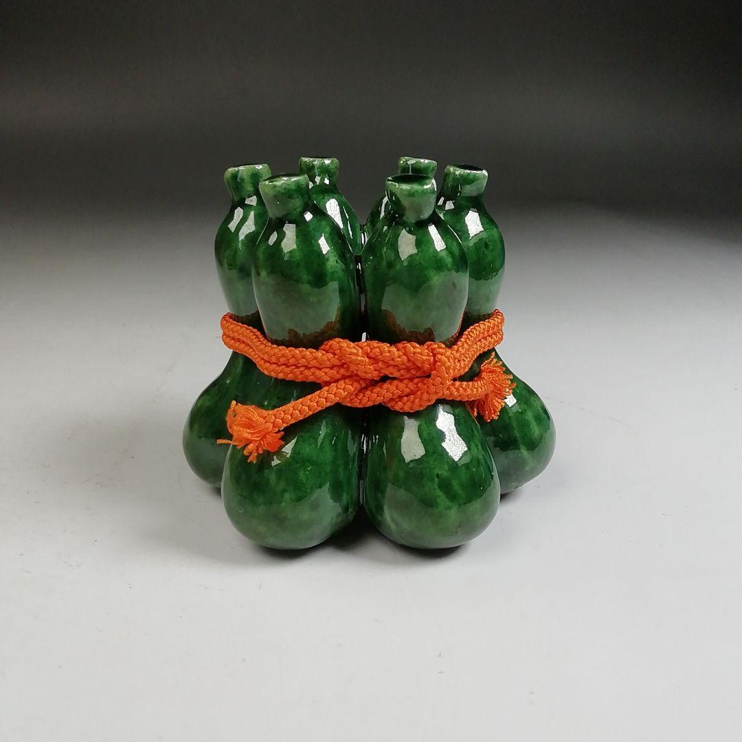 Ｗ３６９　蓋置　『六瓢　蓋置』『佐々木昭楽 造』　共箱　茶道具