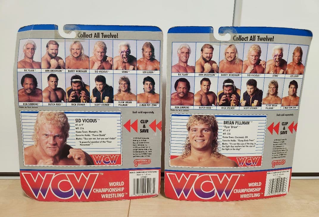 プロレス　WCW フィギュア　wwf wwe galoob